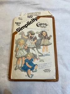 Simplicity 5257 Cenerentola modello da cucire vintage bambino taglia 3 - Foto 1 di 3