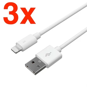 Ladekabel für Original iPhone 7 8 X XS XR 11 12 13 14 Pro Max iPad 1m NEU - Bild 1 von 6
