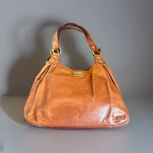 COACH Leather Pup C1071-14336 Leather Brown Purse Bad - Picture 1 of 19