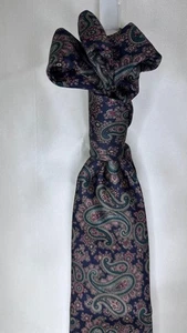 Corbata de cachemira antigua cosida a mano de seda italiana NORDSTROM para NORDSTROM - Imagen 1 de 5