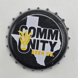COMMUNITY BEER CO BREWING COMPANY BOTTLE CAP DALLAS TEXAS TX BREWERY - Picture 1 of 2