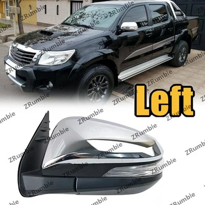Espejo retrovisor lateral izquierdo para Toyota Hilux 2015 2016-2020 automático plegable 5 pines Foto 1 de 4