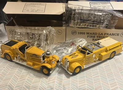 Ertl 1937 Ahrens-Fox Fire & Ward La France Truck Bank Lot Of 2 Chambersburg 1:30 - Image 1 of 4