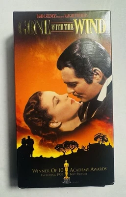 Gone with the Wind VHS Deluxe Edition Box Set MGM Home Video 2 Tape - Image 1 of 4