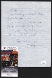 ROGER GLOVER Deep Purple Rainbow signed Autogramm handgeschriebener Brief JSA nicht PSA - Bild 1 von 2