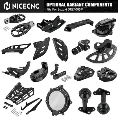 For Suzuki DRZ400SM NICECNC Clutch Cover Brake Reservoir Cover Brake Disc Guard - Image 1 of 4