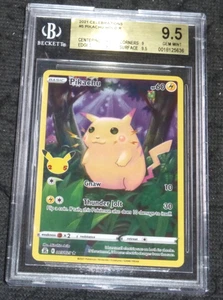 Pokémon Celebrations Pikachu Holo 2021 arte completo #5/025 BGS 9,5 (Mejor PSA 10) - Imagen 1 de 2