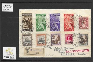 VPH_226. VATICAN. Richly franked cover w. PROVISIONAL, JURIDICIAL stamps & more. - Picture 1 of 1