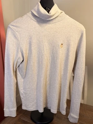 Top de mujer Lauren Ralph Lauren cuello alto manga larga M logotipo de escudo de avena Foto 1 de 4