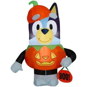 Costume gonfiabile Halloween 3,5 piedi bluey in Jack-O-Lantern Halloween gonfiabile - Foto 1 di 12