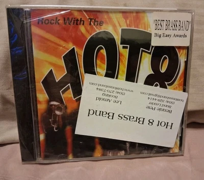 Rock With The HOT 8 Brass Band New SEALED NOLA CD w Business Card Free US Ship Foto 1 de 4