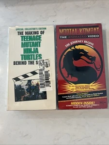 Teenage Mutant Ninja Turtles Behind The Shells VHS 1991 Sealed Lot - Picture 1 of 6