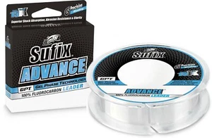 Sufix 684 Advance 100% Fluorocarbon Leader 25yd Scegli tu lb test nuovo con scatola - Foto 1 di 20