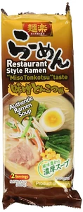 Hikari Menraku Tonkotsu Ramen Noodles, Miso, 6.5 Ounce - Picture 1 of 12