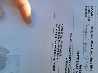 Anillo Aguamarina Redondo Oro Blanco 10Kt, 5Mm Foto 1 de 3