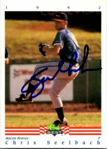 Chris Seelbach autographed Baseball Card Braves 1992 Classic Best Rookie #252 - Picture 1 of 1