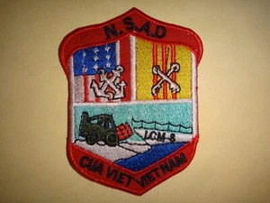 US Naval Support Activity NSAD At CUA VIET, DA NANG (1967-70) Vietnam War Patch - Picture 1 of 3