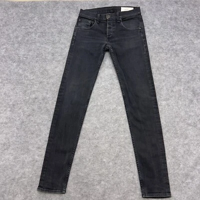 Rag & Bone Jeans Womens 29 * Black Button Fly Standard Issue Fit 1 Skinny Leg - Image 1 of 4