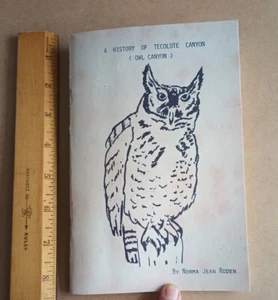 History of Tecolote Canyon 1977 Norma Jean Roden Santa Barbara Embarcadero Ranch - Picture 1 of 13