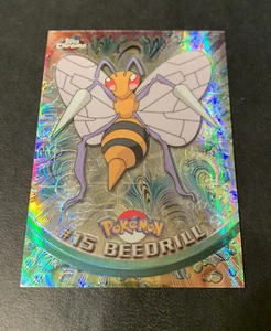 Pokemon Pokémon Topps SPECTRA Chrome #15 Beedrill Series 1-VG - Picture 1 of 12