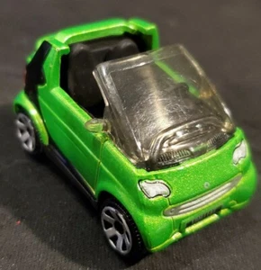 Matchbox Smart For two Coupe 2001 1:62 Scale Metallic Green Loose - Picture 1 of 7