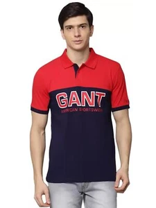 GANT Camisa Polo de Hombre Informal Trabajo Camiseta Transpirable Manga Corta - Imagen 1 de 110