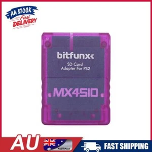 New Card Reader for PS2 MX4SIO SIO2SD TF Memory Card Adapter (Clear Purple) - Picture 1 of 8