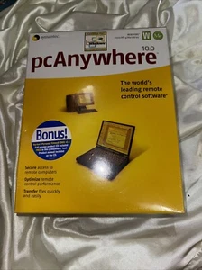 Symantec pcAnywhere 10 Remote Control Windows Software ~New Sealed ~AA60 - Picture 1 of 3