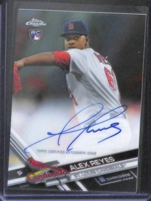 2017 Topps Chrome Autograph #RA-AR Alex Reyes - Image 1 of 2