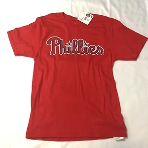 NWT Mens Majestic Hoskins Philadelphia Phillies Tee Size Small S - Picture 1 of 8
