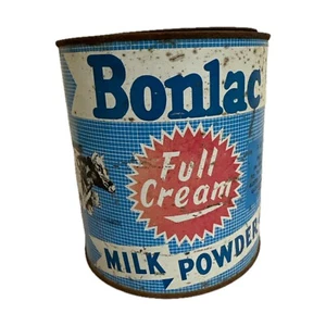 BONLAC MILK POWDER Vintage Australian Kitchenalia 3lb Tin - Picture 1 of 17
