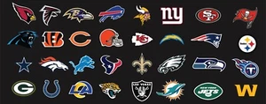NFL Football cards - Team packs - 50 per pack - Free shipping - Picture 1 of 1