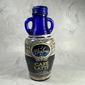 Botella Café Luna vintage de dos asas azul cobalto - 1998 - Imagen 1 de 15