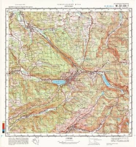Russische Sowjetische Militär Topographische Karte - GERARDMER (Frankreich, Vogesen), REPRINT - Bild 1 von 7