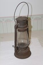 Antique C. T. Ham Mfg. No. 2 Cold Blast Farmhouse Lantern Bubble Glass Globe