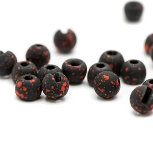 Firehole Outdoors Speckled Stones - Tungsten Fly Tying Beads - Round or Slotted - Picture 1 of 42