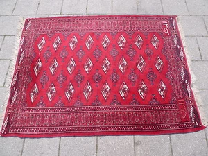 schöner,alter Orientteppich__140cm x 106cm__signiert_ ! - Bild 1 von 1