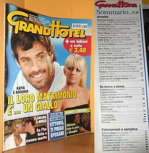 GRAND HOTEL - ANNO LIX - N. 28 - 9 LUGLIO 2004 - KATIA E ASCANIO - RIVISTA - Picture 1 of 1