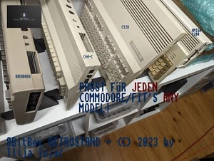 RETROSTAND NEGRO Un soporte para todos los Commodore C64-C, caja de pan, C128, Amiga - Imagen 1 de 6