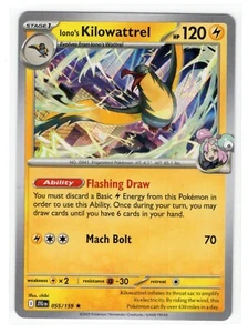 Pokemon Journey Together NON Holo 055/159 Iono's Kilowattrel - DECK EXCLUSIVE - Picture 1 of 1
