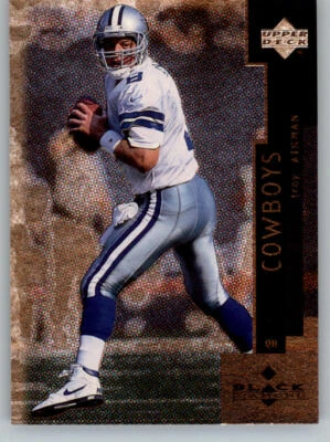 1998 Upper Deck Black Diamond #140 Troy Aikman - Dallas Cowboys Foto 1 de 2