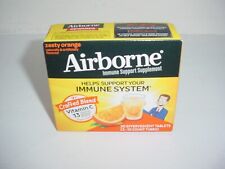 Airborne Vitamin C 1000mg Effervescent Tablets Zesty Orange 30 Count Exp 9/2025