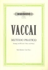 Metodo Pratico Di Canto ITALIANO Practi by Nicola Vaccai John Bernhoff Book