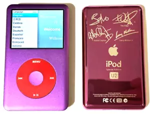 APPLE iPOD CLASSIC 6th Gen Purple 128GB SSD 2000 Mega Battery U2 PINK Back - Picture 1 of 4
