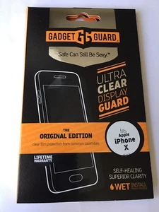 Gadget Guard HD Film Screen Protector for Apple iPhone X or Xs, Clear - Picture 1 of 4