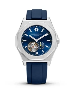 Maison Du Temps MTDelta Auto Open Heart Blue Rubber 40mm - Bild 1 von 9
