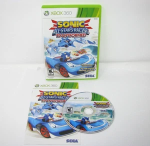 Sonic All-Stars Racing Transformed (Microsoft Xbox 360, 2012) CIB Tested Working - Picture 1 of 3