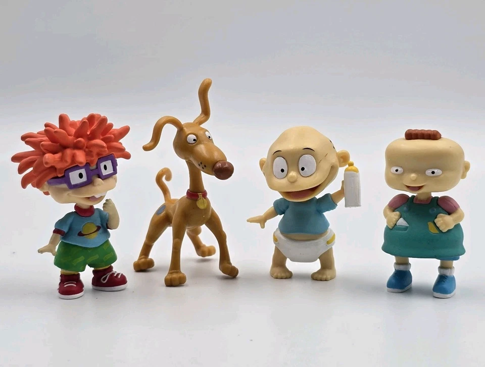 Коллекционные фигурки из ПВХ Rugrats Nickelodeon Tommy Chuckie Phil Spike 2017 Viacom  - Изображение 1 из 4