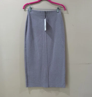 Falda Zara Midi Lápiz Punto Apretado Púrpura Mujer Pequeña Tiro Alto Nueva 5039/436 Foto 1 de 4