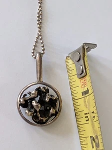 Brutalist Sterling signierter Anhänger - Bild 1 von 6